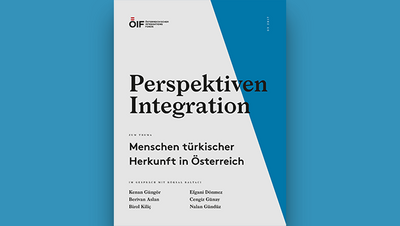 Titelblatt eines Berichts über die Integration von Menschen türkischer Herkunft in Österreich.